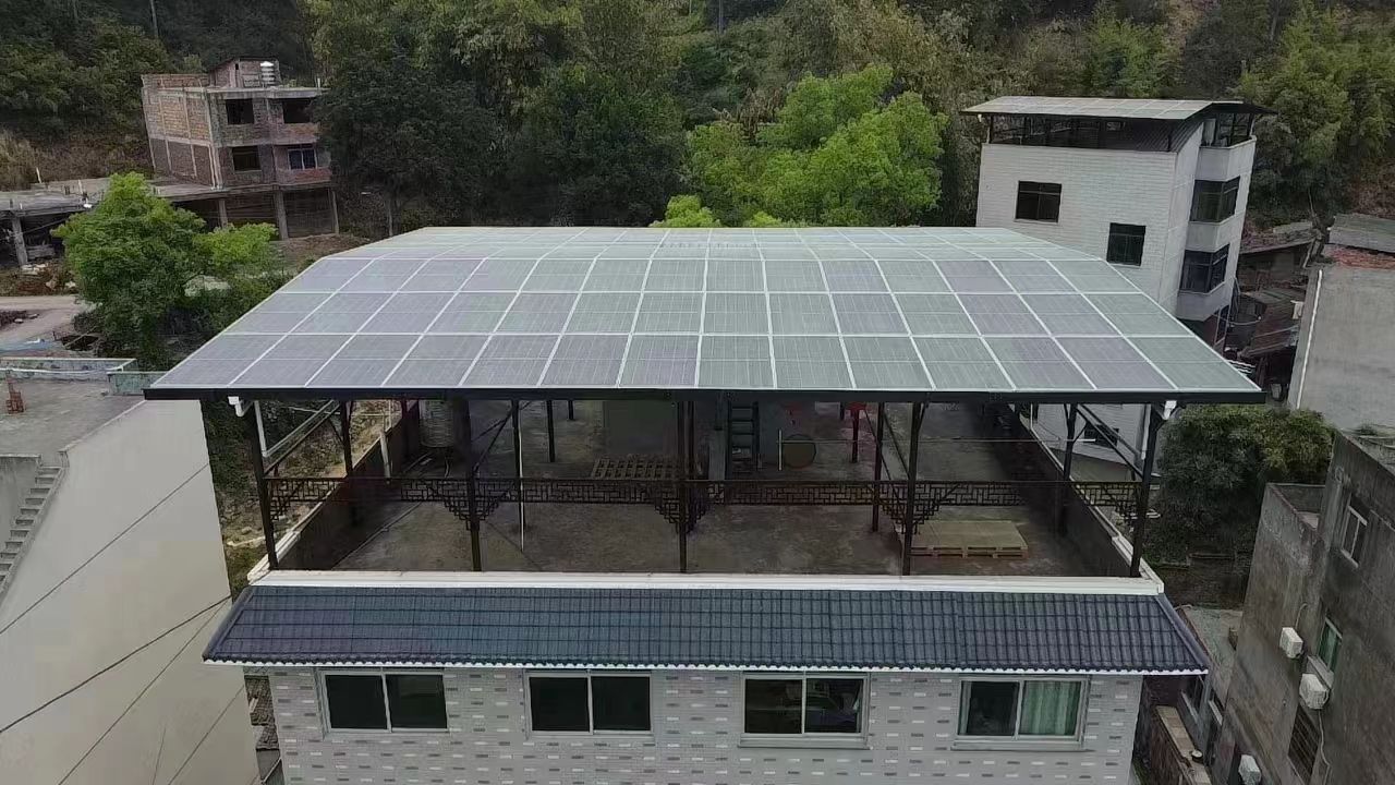 保亭15kw+10kwh自建别墅家庭光伏储能系统